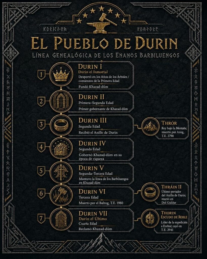 linaje pueblo de durin