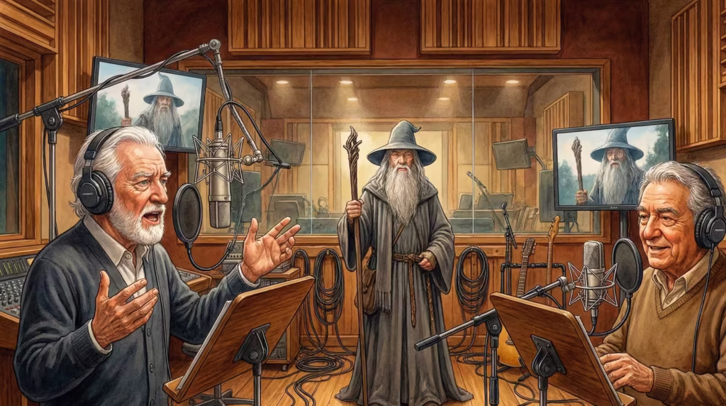 Homenaje a las voces en español de Gandalf Homenaje a las voces en español de Gandalf
