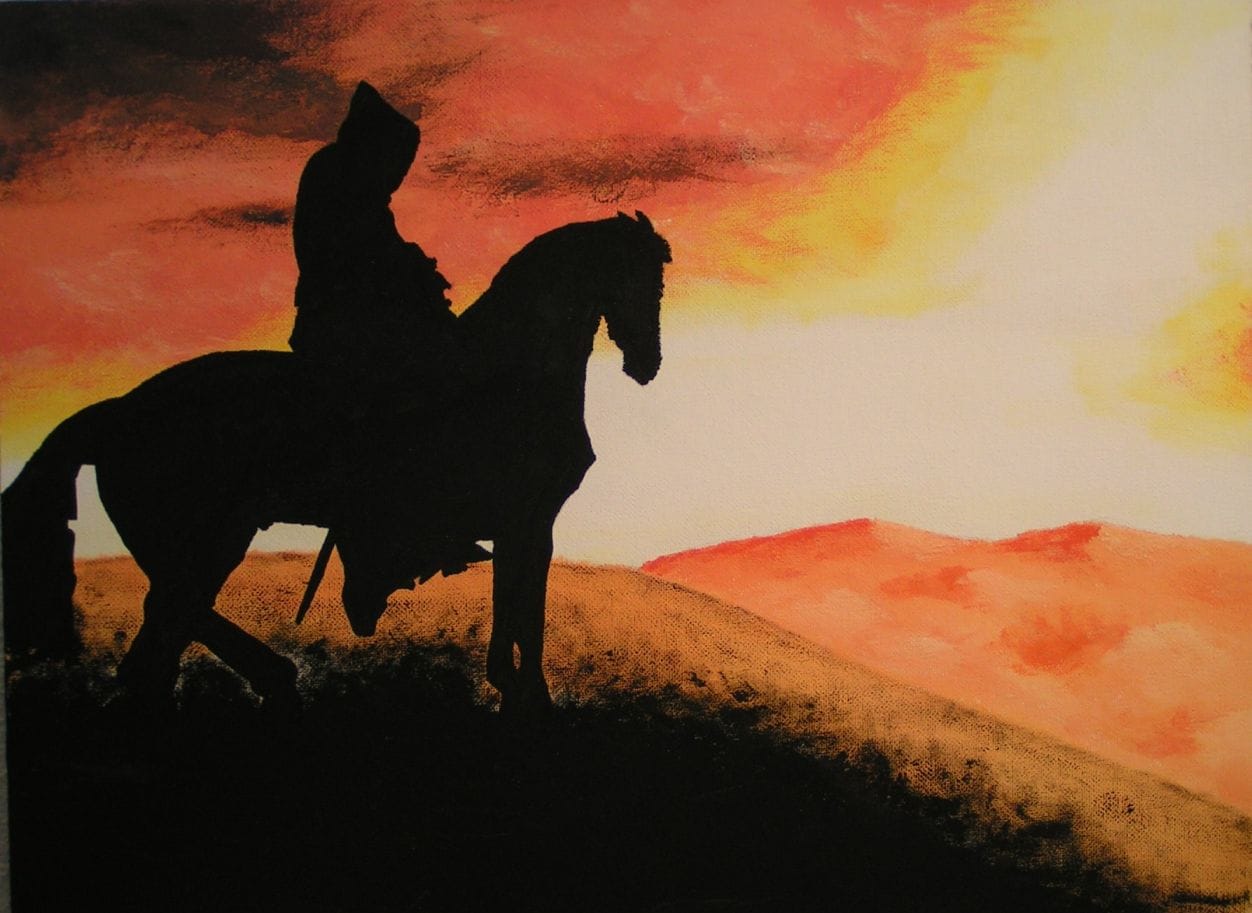 Nazgûl mirando el crepúsculo, por User The Artifex from flickr