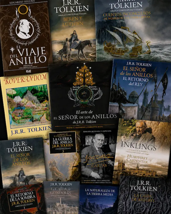 Selección de libros sobre J. R. R. Tolkien