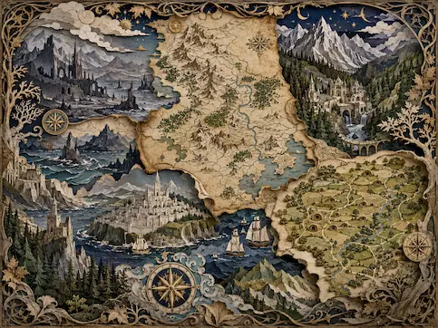 Lugares y geografía de la Tierra Media